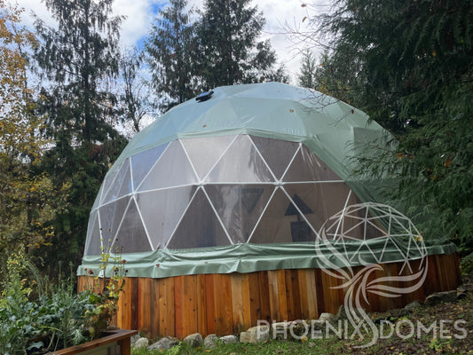 4-Season Deluxe Glamping & Yoga Package Dome - 30’/9M