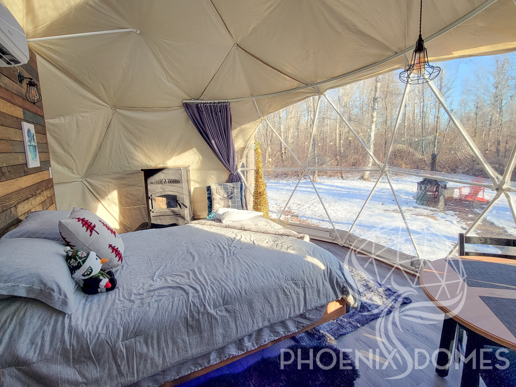 Geodesic Dome 72 Ft in Diameter by Domespaces DS2260. Luxury Camping -   Canada