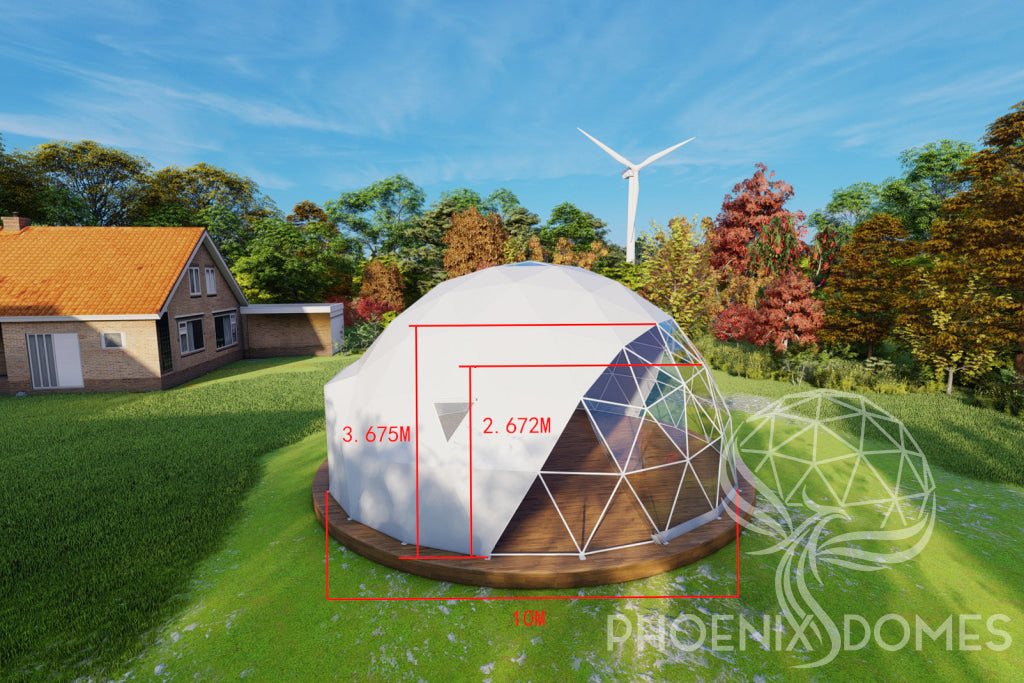 Standard Dome - 33'/10m - Geodesic Domes Canada – Phoenix Domes Canada & USA
