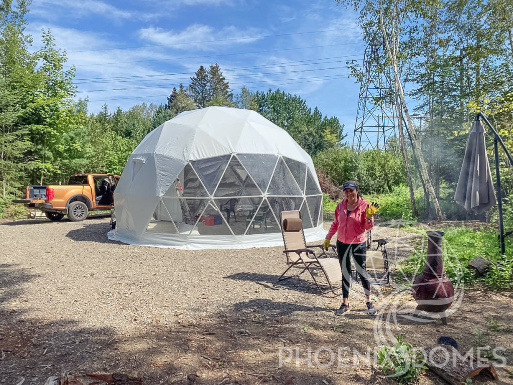 4 Season Glamping Package - 20/6M Dome