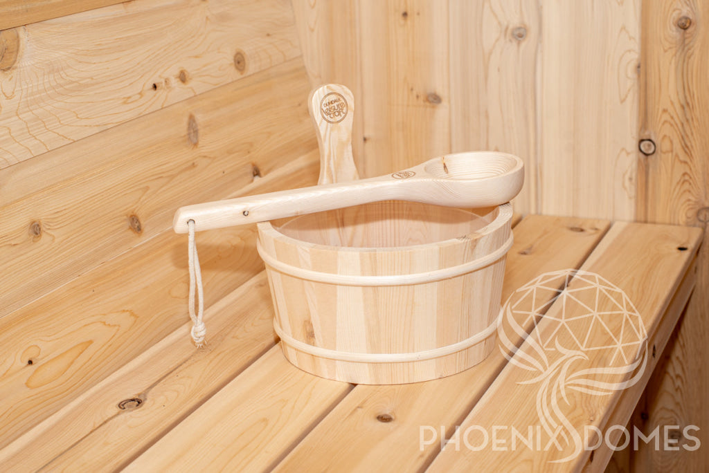 Canadian-Made Sauna Accessories Bucket & Dipper