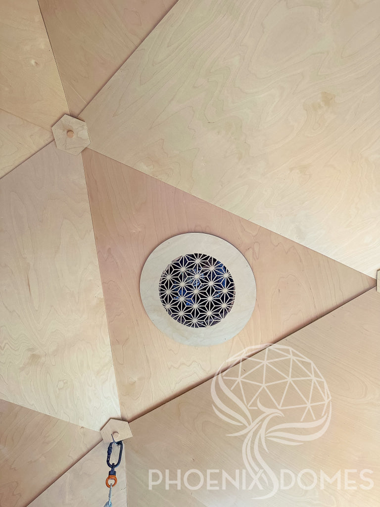 Solar Fan Cover - Unique Designs Available Dome