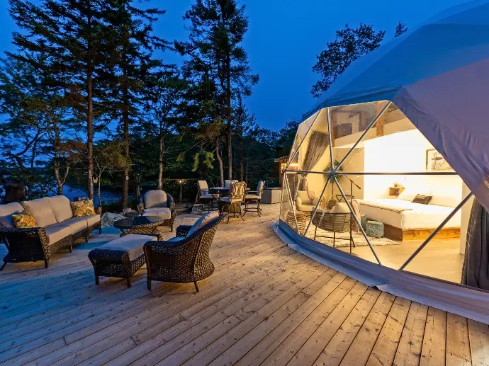 Phoenix Domes Glamping Package