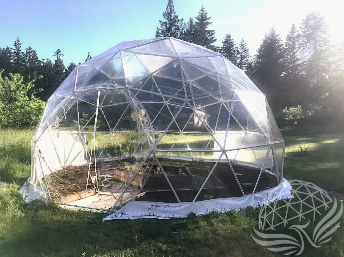 Geodesic Greenhouse Domes