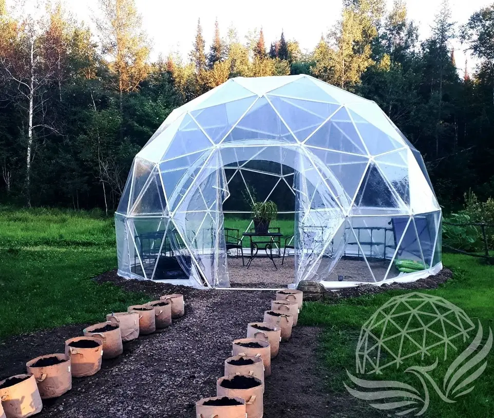 Geodesic Greenhouse Domes