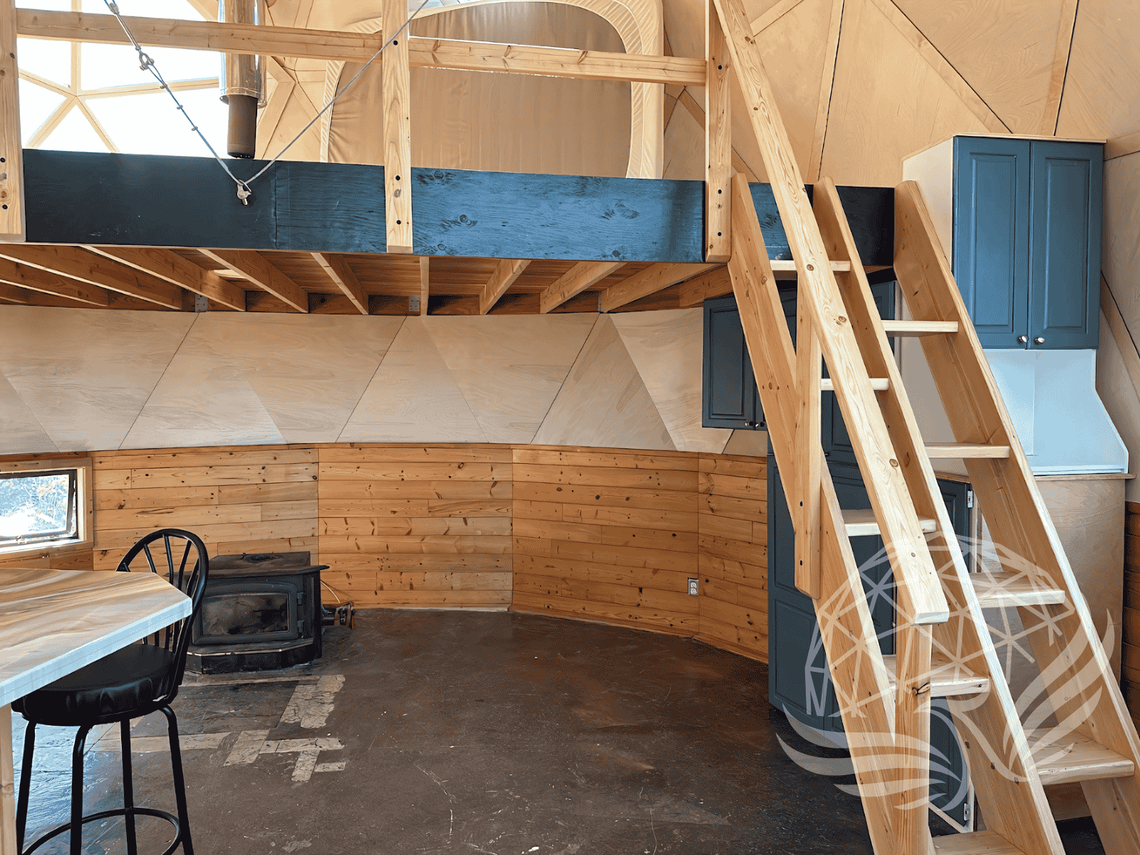 Residential dome interior