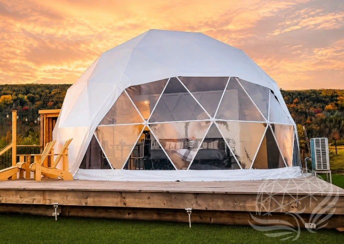 Sunset Geodesic Dome Retreat