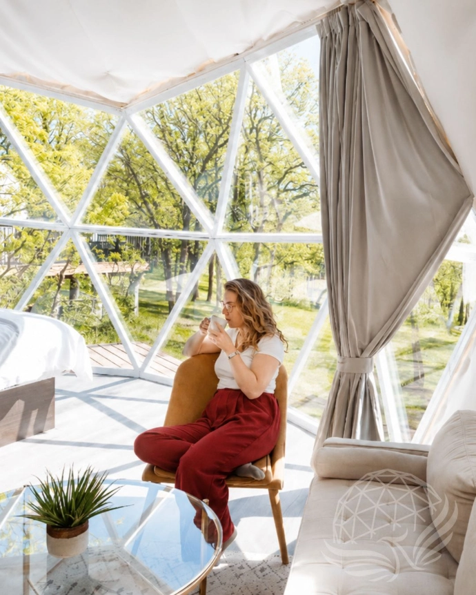 Cozy Glamping Dome Retreat