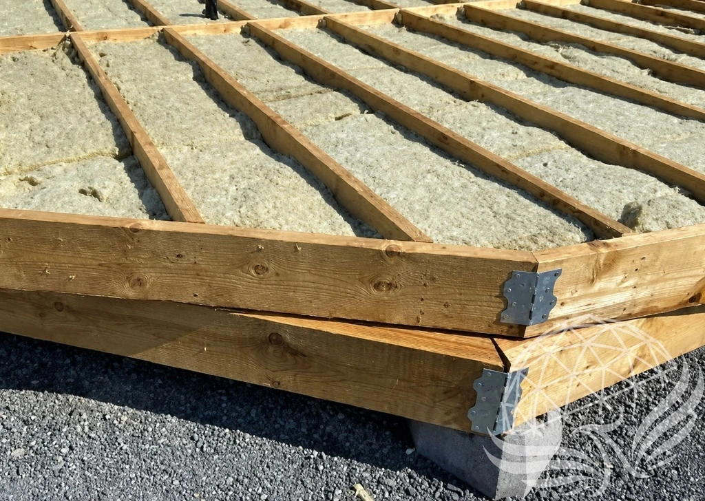 Geodesic dome platform with insulation