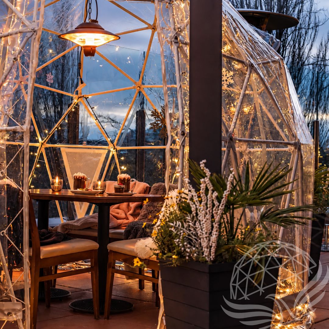 Cozy Twilight Dome Dining Retreat