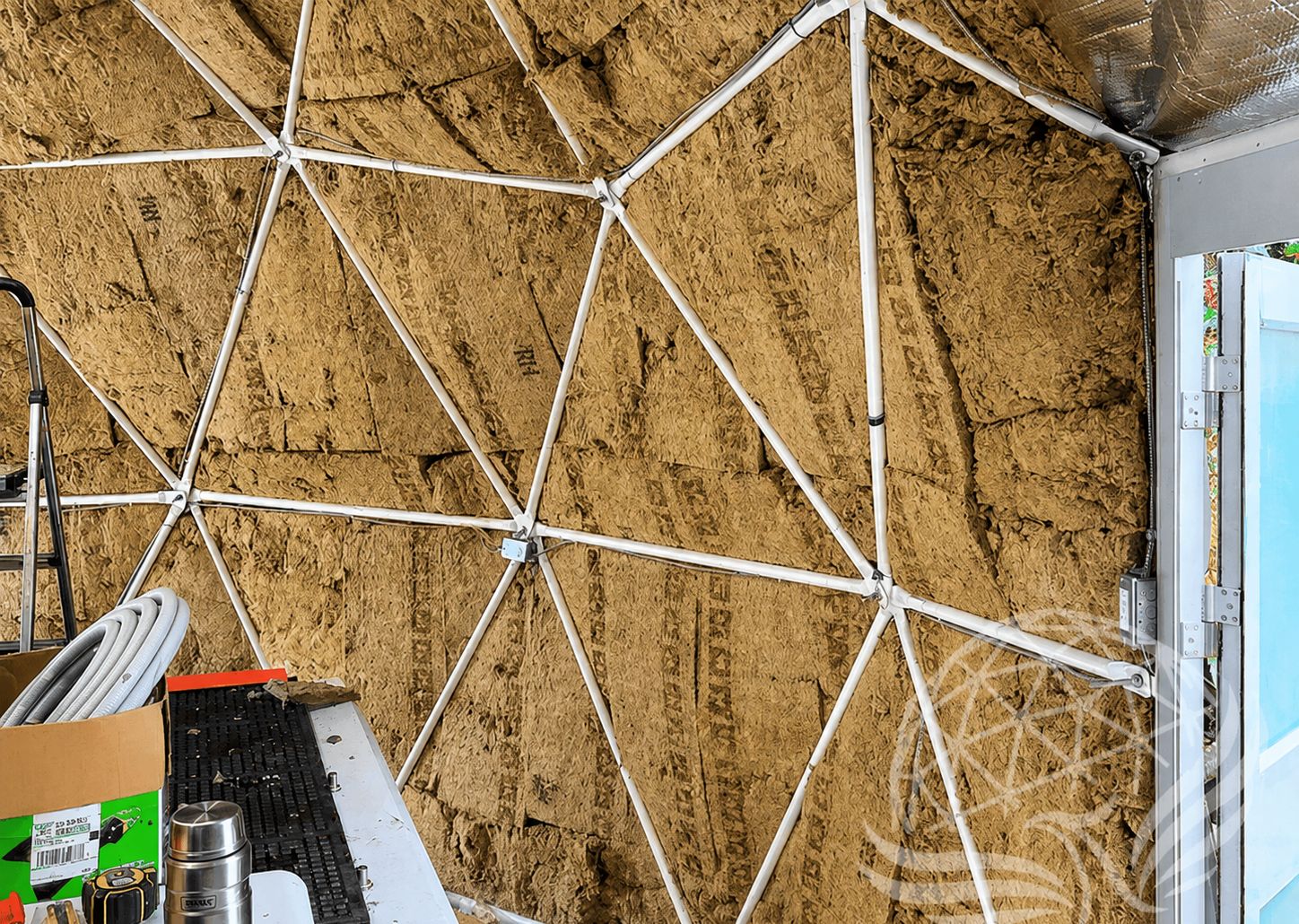 Geodesic Dome Insulation Workshop