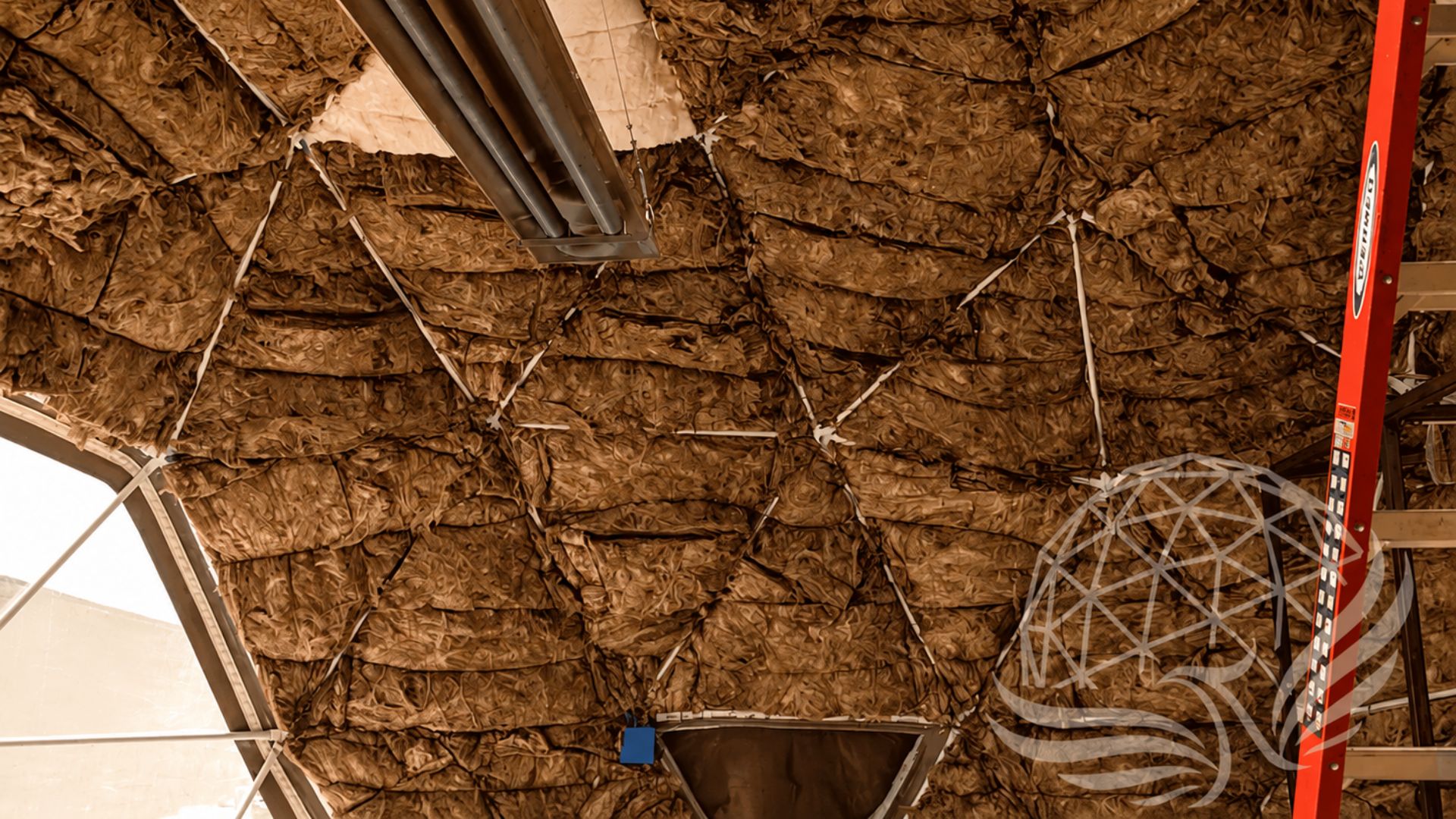 Geodesic Dome Rockwool Insulation