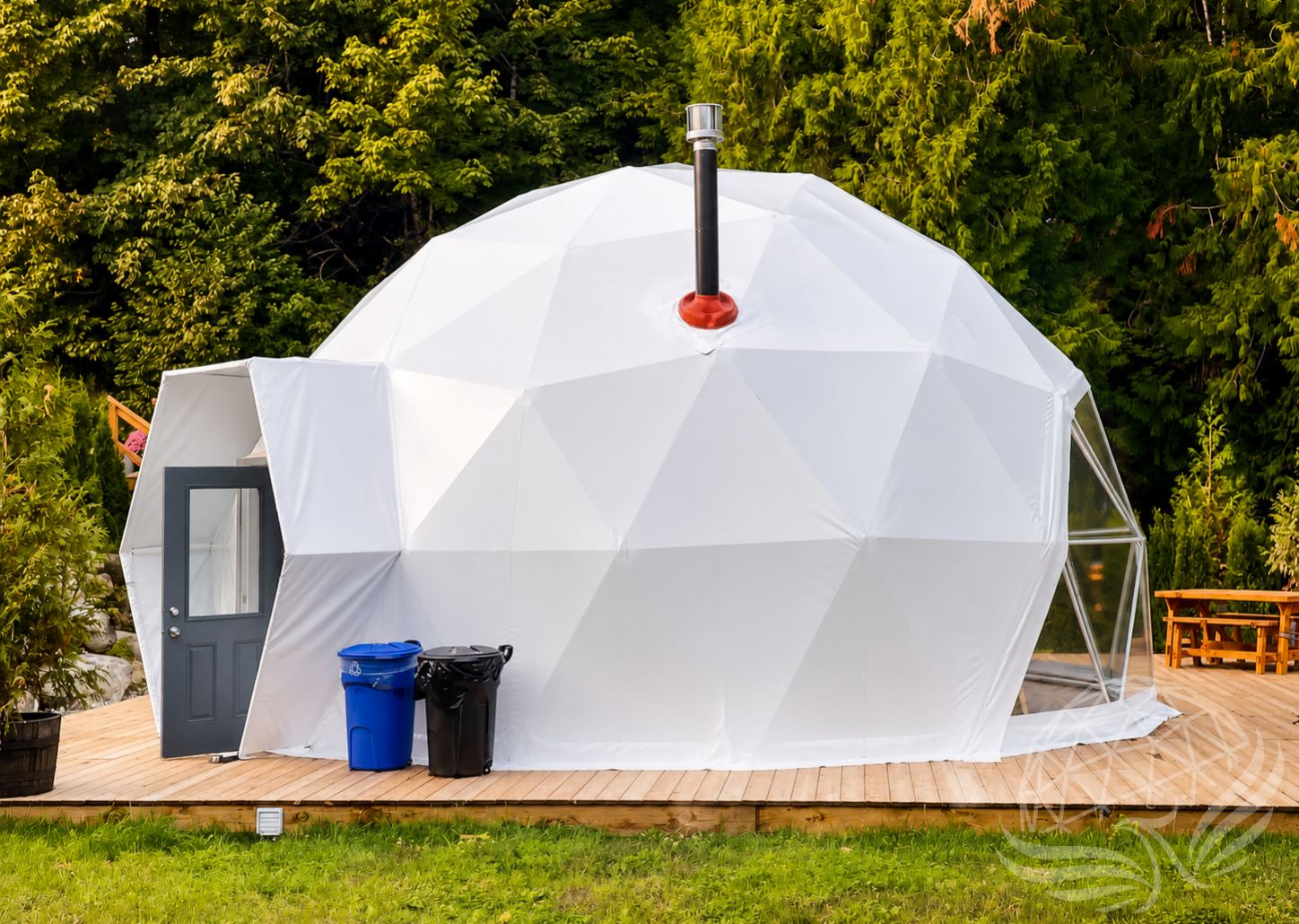 Forestside Geodesic Dome Retreat