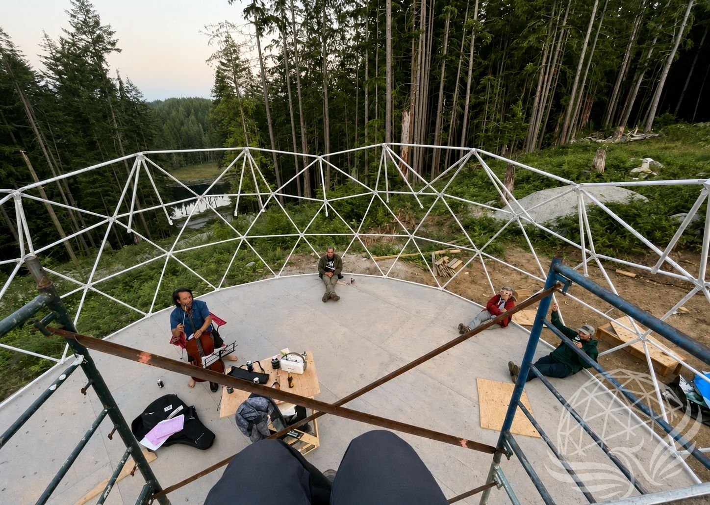 Forest Dome Cello Gathering