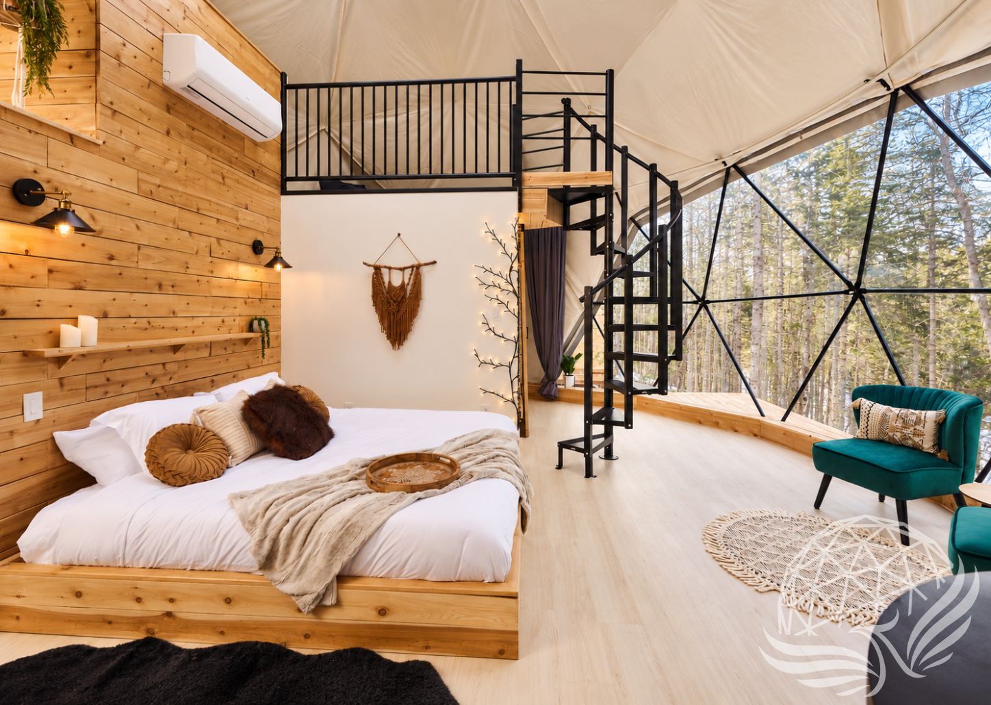 Cozy Geodesic Dome Retreat