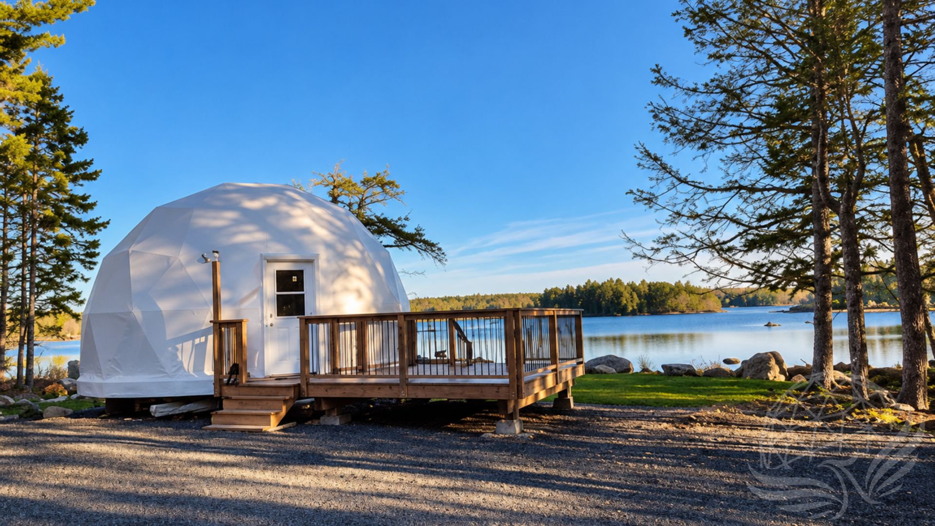 Lakeside Geodesic Dome Retreat