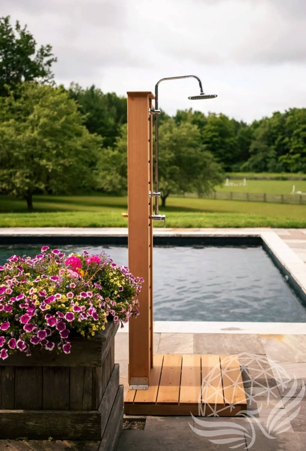 Cedar Outdoor Showers