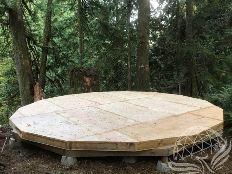 Geodesic Dome Exact Fit Platform Build