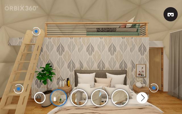 26ft / 8m Dome 360° Interior  26ft / 8m Dome 360° Interior