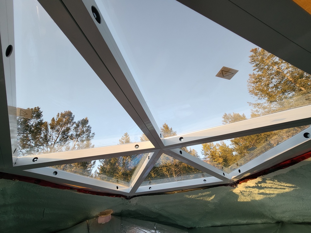 Hybrid Double Pane Glass Skylight Upgrade