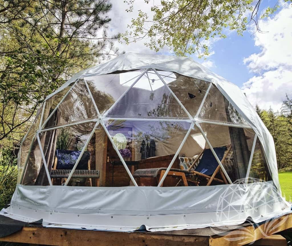 Kit de fenêtre panoramique zippé de remplacement (5m/16', Desert Beige)