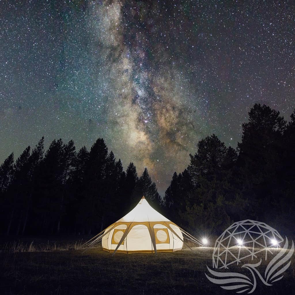 Tente de glamping Lotus Bud - 50 % de rabais !